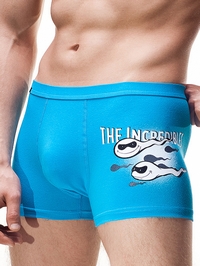 lenjerie intima sexy Boxeri barbatesti albastri